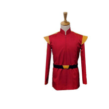 (Hombre, 2XL) Disfraz de Cosplay de Futurama Brannigan Zapp, uniforme rojo, fiesta de Halloween, juego de rol