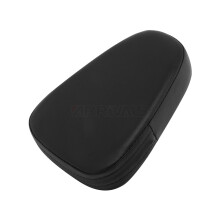 (TYP C)1st Motorcykel Universal Svart Syntetläder Sissy Bar Ryggstöd Kudde Pad För Honda För