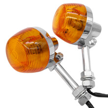 Motorcykel 10 mm blinkers för Honda XL100 C70 CT70 CT90 CB350 CM400 CB450 CB750 Blinkers