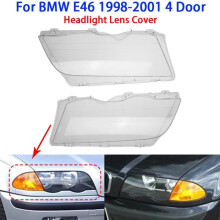 Do BMW E46 4-drzwiowy 1998-2001, klosz reflektora, przezroczysta osłona reflektora, do BMW E46 318i