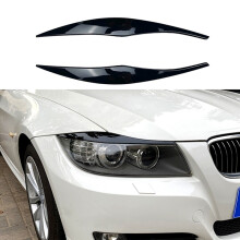 (Błyszczący czarny) Do BMW serii 3 E90 E91 320I 330I 2005-2012 Osłona reflektora przedniego Pasek ozdobny