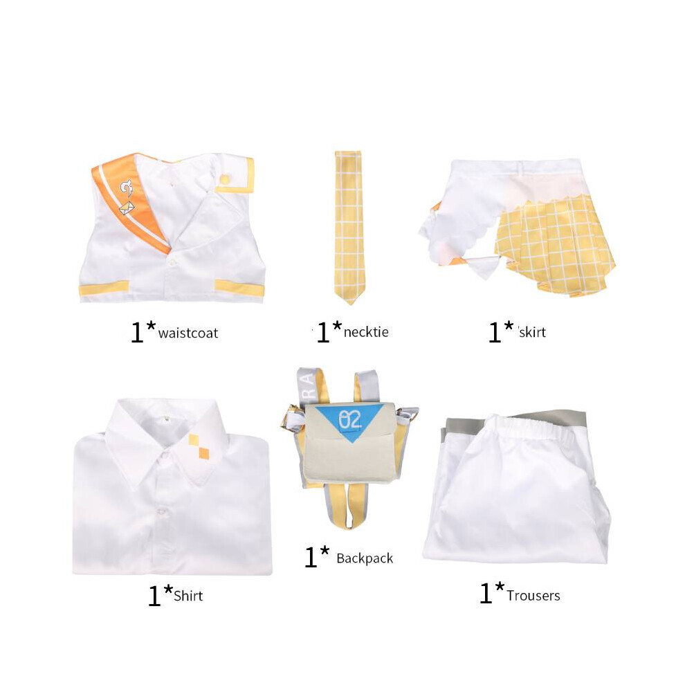 (Len, L) Kagamine Vocaloid Rin Len Cosplay Costume robe chemise Polyester tenue de jeu de rôle