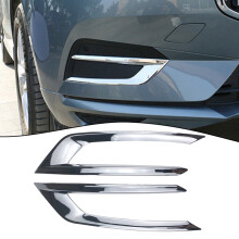 1 para plastikowych ramek ABS do lamp przeciwmgielnych samochodowych do Volvo XC60 2018-2023, chromowanych,