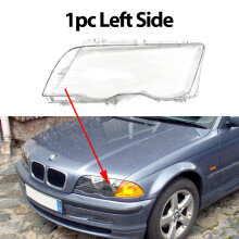 (1 szt. Lewa strona) Osłona reflektora samochodowego do BMW E46 4-drzwiowy, seria 3, 1998-2001, klosz