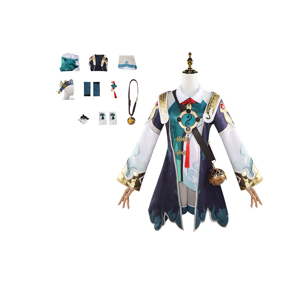 (XXXL) Honkai Rail Star Huohuo Cosplay Costume vêtements accessoires femme robe tenue de fête
