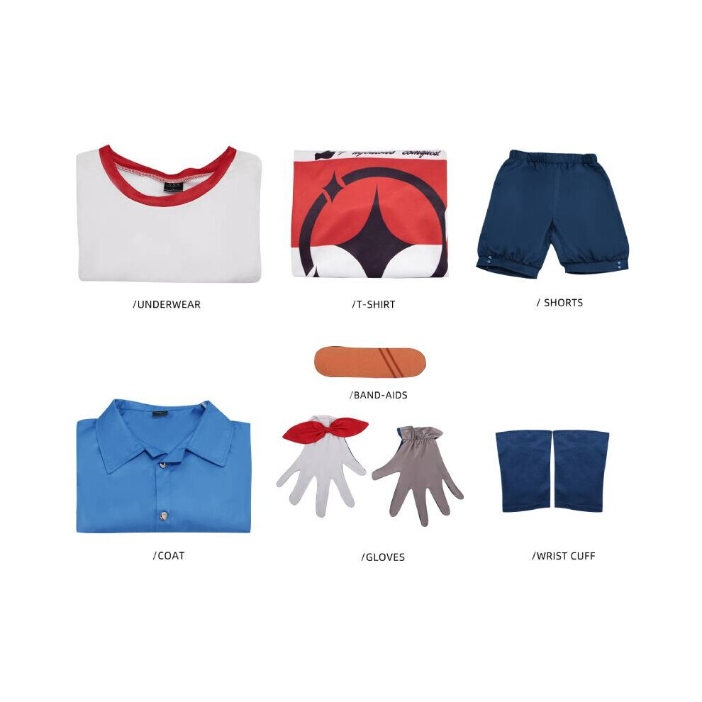 (XL) Genshin Impact Bennett Cosplay Costume jeu vêtements de sport complet Roleparty ensemble tenue