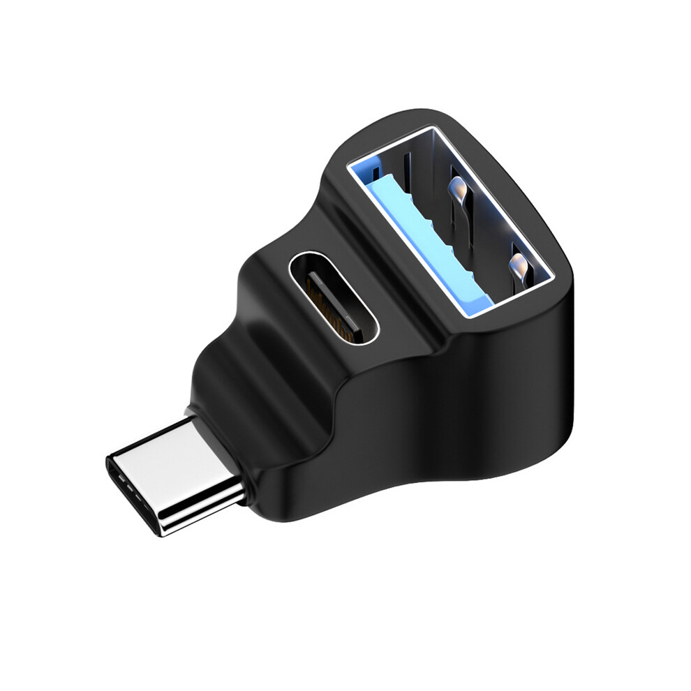 Adaptateur 1 vers 2 USB-C vers USB-C USB-A 20 Gbit/s, adaptateur USB-C mâle vers USB-C USB-A femelle