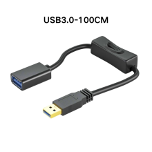 (USB3.0-100CM) Przewód przedłużający USB 2.0/3.0 do synchronizacji danych, kompatybilny z przełącznikiem