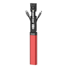 (B)BUDI Wielofunkcyjny inteligentny adapter do przechowywania kart, kabel USB, uniwersalny czytnik kart,