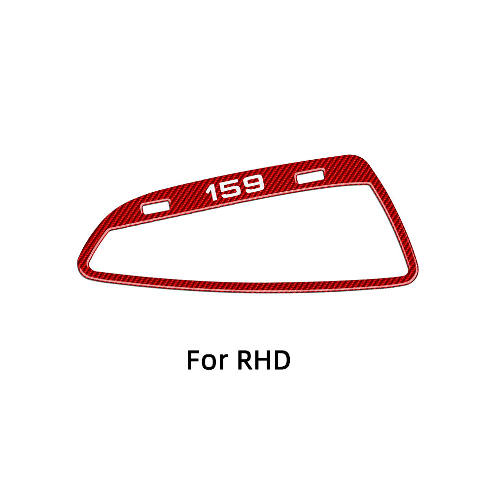 (Pour RHD-Rouge A) Cadre de décoration de grille d'aération de tableau de bord autocollants de voiture