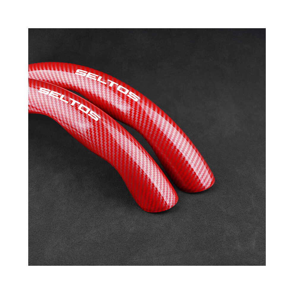 (Seltos rouge) housse de volant de voiture accessoires de voiture compatibles pour Kia Seltos