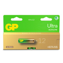 GP Ultra Alkaline AA-Batterie, 15AU/LR6, 12er-Pack