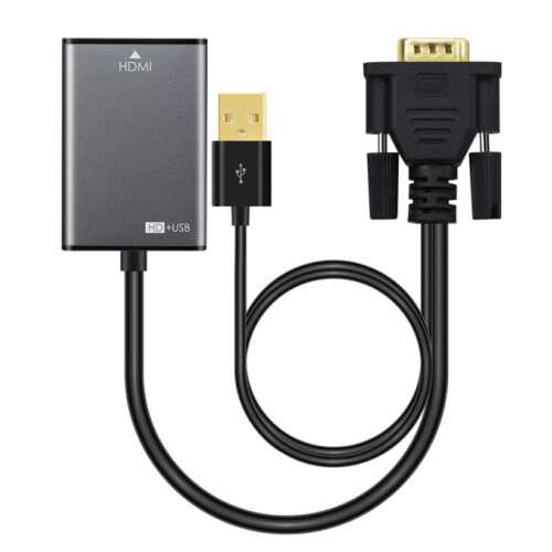 MicroConnect-adapter VGA 15-bens HDMI MF
