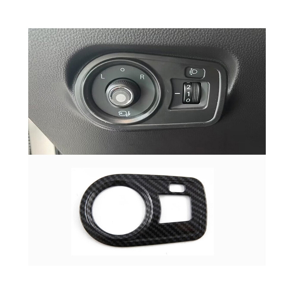 Autocollant de garniture de couvercle de commutateur de phare de voiture compatible avec MG4 EV2022-2024,