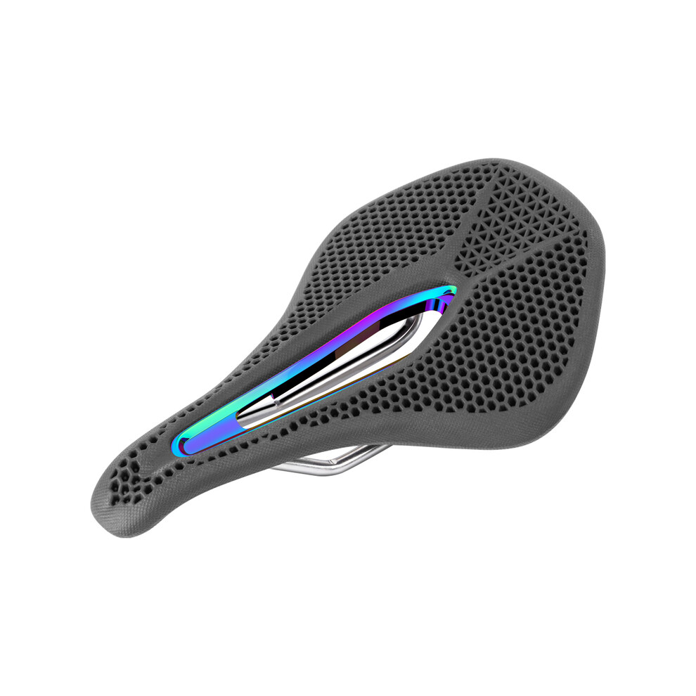 (Selle de vélo 3D) Selle de vélo 3D Résine nid d'abeille Impression 3D Siège de vélo Coussin super doux