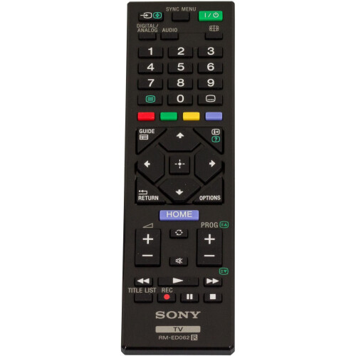 Sony Télécommande - SONY - RM-ED062 - Télécommande simple - Couleur noire - Compatible avec plusieurs appareils
