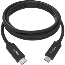 Câble USB - Vision - TC 1MUSBC/BL - 1 mètre - USB B à USB C - Noir