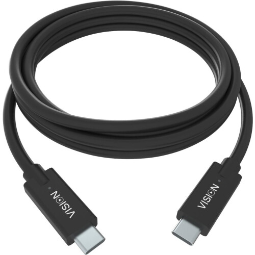 Câble USB - Vision - TC 1MUSBC/BL - 1 mètre - USB B à USB C - Noir