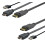 VivoLink PROHDMIUSBDP1, 1 m, DisplayPort, HDMI + USB, macho, macho, preto 1