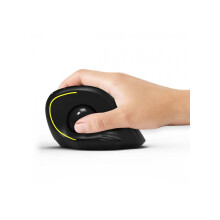 Kabellose Maus - PORT Designs - 900719 TRACKBALL ERGO - Bluetooth & 2.4 GHz - Wiederaufladbar - Schwarz