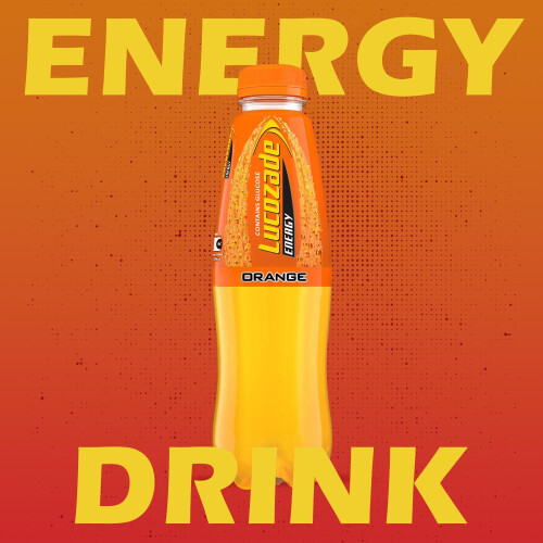 Lucozade Lucozade Original & Orange Sparkling Energy Drink, 380ml 2