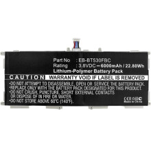 Tablet batterij - MicroBattery - Samsung Galaxy Tab 4 - 6,8 Ah - 25,84 Wh - Lithium Ion