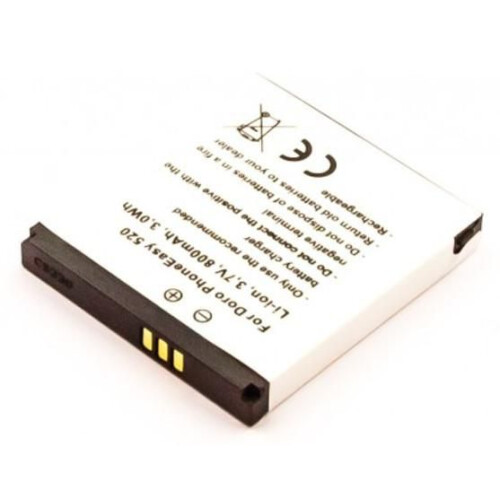 Batterie - MICRO BATTERY - MBXMISC0055 - Lithium-Ion - 800mAh - 3.7V