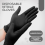 PANKTI Black Nitrile Disposable Gloves - Latex 2