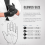 PANKTI Black Nitrile Disposable Gloves - Latex 6
