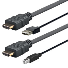 VivoLink Pro Cabo HDMI HDMI - USB USB, HDMI (M) para USB tipo B, HDMI (M) 4 m suporte 4K