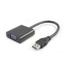 MicroConnect USB 3.0 A típusú - VGA adapter, fekete