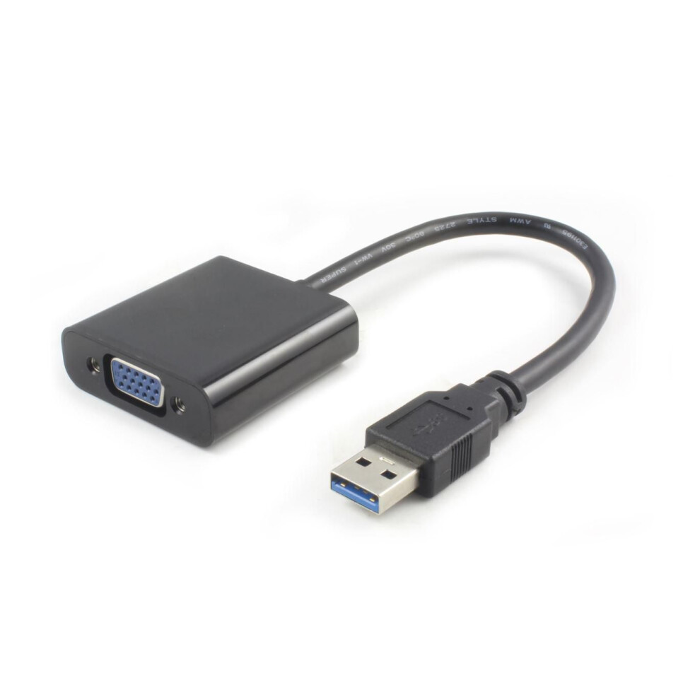 Usb 3.0-Vga M/F Black 5712505476260