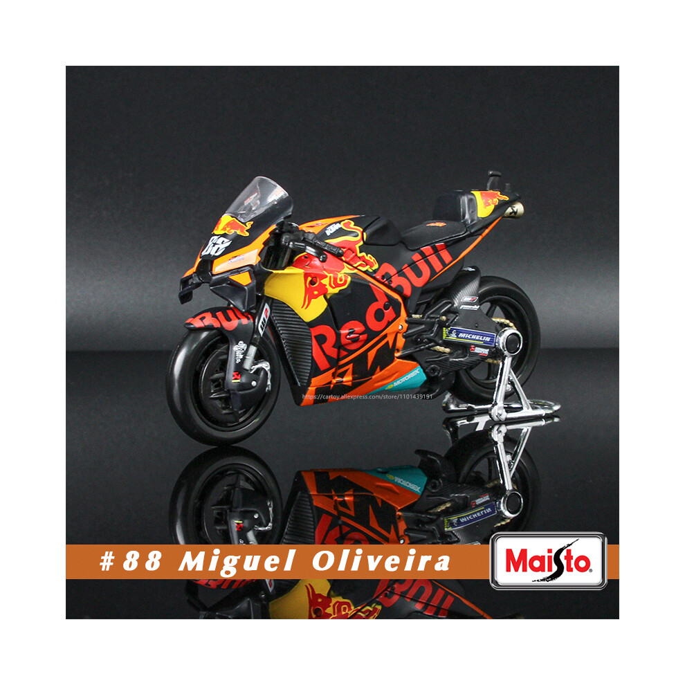 (Red Bull No.88 2021)Maisto 2022 Yamaha Factory Racing Team #21 Morbidelli #20 Quartararo Simulation