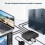 (USB3.0)KVM Switch USB 3.0 Switch Shared Controller Hub Adapter 4 ingångar 4 utgångar USB 3.0 Switcher 3