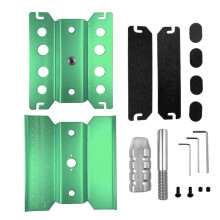 (Green Heighten) Platforma montażowa do stacji napraw metalowych do TRX-4 Axial SCX10 II RC Crawler