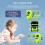 (Αγγλικά Μπλε) Toy Robot Voice Control Διαδραστικό Robot Cute Toy Smart Robot for 4
