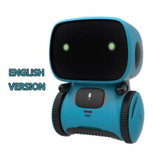 (Αγγλικά Μπλε) Toy Robot Voice Control Διαδραστικό Robot Cute Toy Smart Robot for