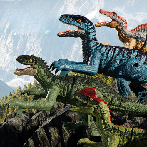 (Γ) Ηλεκτρικό τηλεχειριστήριο Velociraptor Tyrannosaurus Rex προσομοίωση 2