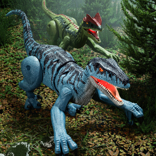 (Γ) Ηλεκτρικό τηλεχειριστήριο Velociraptor Tyrannosaurus Rex προσομοίωση 1