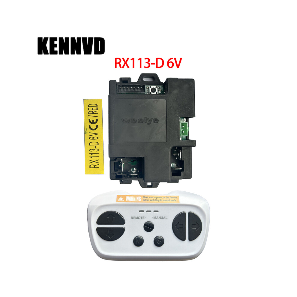 (6V RX113 SET) 12V Weelye Enfants Électrique Ride sur Voiture Véhicule Télécommande Récepteur Boîtier