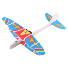 (Sky-blue)Electric Capacitor for Aircraft Outdoor Playset Plane Simulation Fighter Toy Airplane Epp Child Model