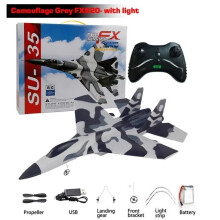(Kamuflaż) SU35 RC Samolot FX620 FX820 2.4G Zdalnie sterowany model szybowca z oświetleniem LED