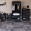Vida Designs (Black) Denver 4 Pc Bedroom Set Bedsides Chest Wardrobe 2 3