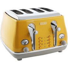 De'Longhi Icona Capitals 4 Slice Toaster with Defrost Function 1800W