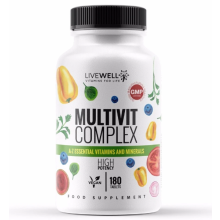 Multivitamins & Minerals + Iron - A-Z Multi-Vitamins - Men & Women Vegan Tablets 180