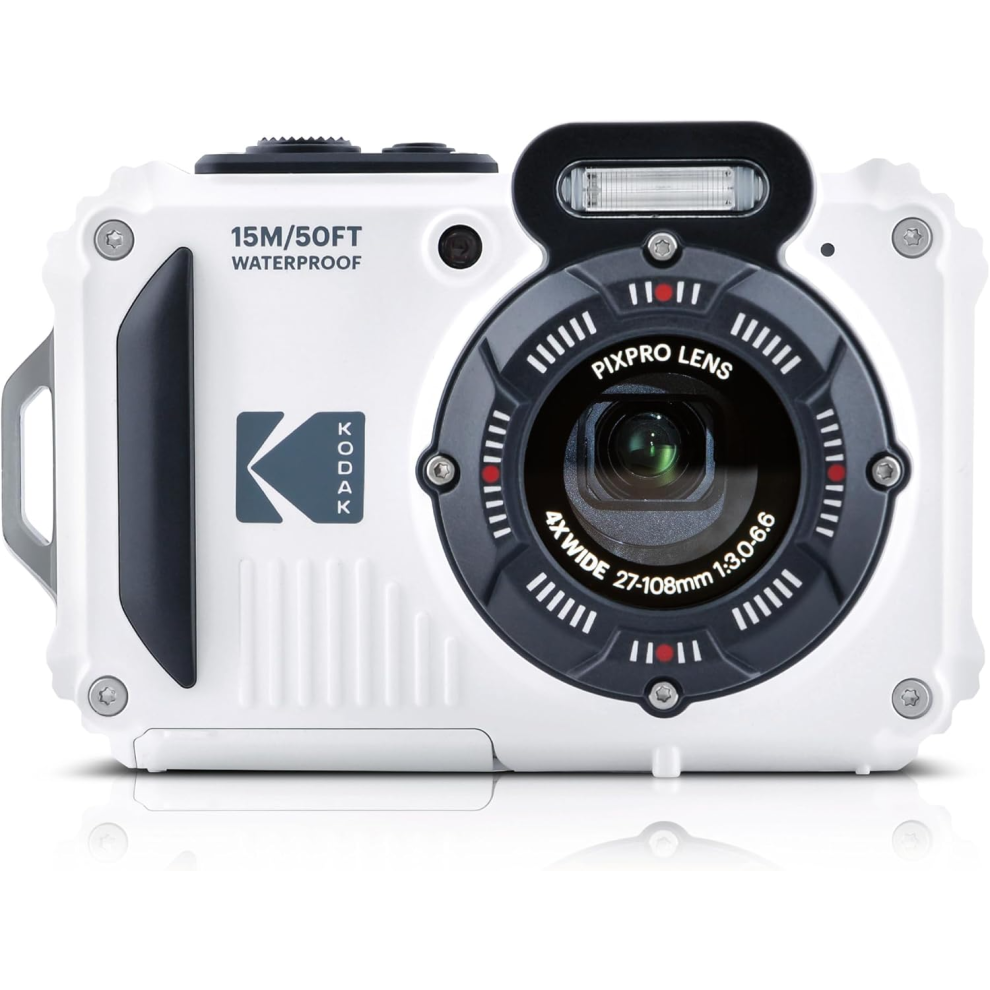 KODAK Pixpro WPZ2 White  Waterproof 16MP Camera
