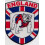 (British Bulldog) England Shield Self-Cling Car Window Sticker 1