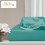 Cathay Home Luxury Resistente a Rugas e Desbotamento Lençol Ajustado de Microfibra Ultra Macio 14 Polegadas, Azul Larkspur, King 5
