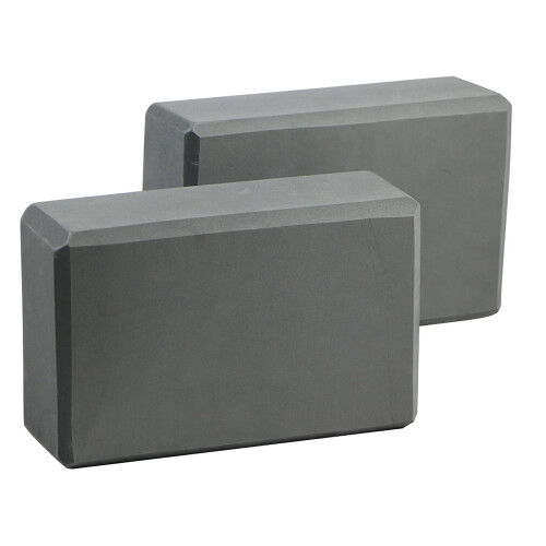 EXERZ Yoga Blocks 2pcs gym Bricks High Density EVA Foam