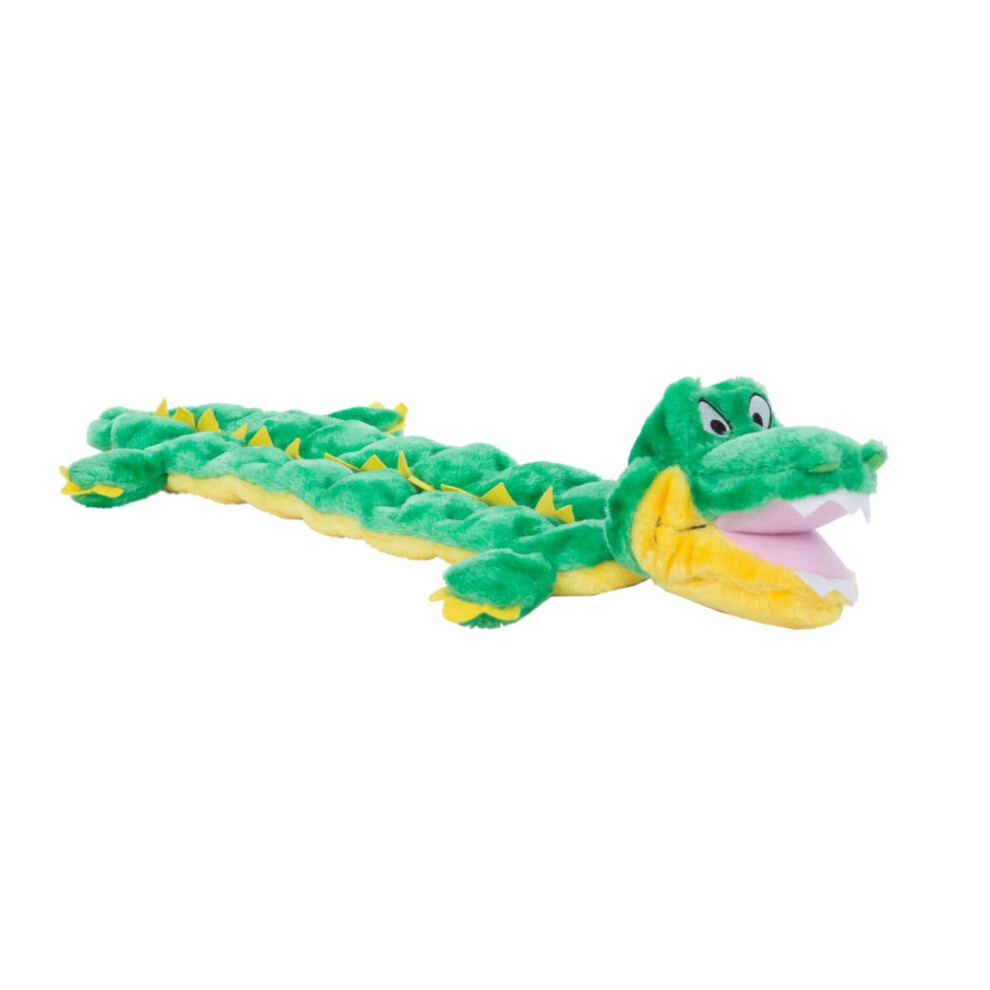 Outward Hound Squeaker Matz Plush Gator Dog Toy XL